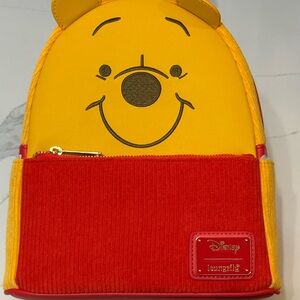 Disney Loungefly Winnie the Pooh  mini Backpack, corduroy, NWT